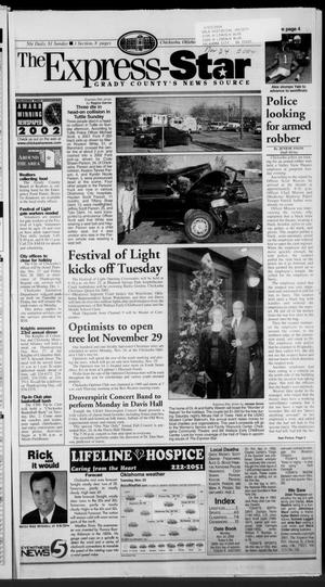 Primary view of object titled 'The Express-Star (Chickasha, Okla.), Ed. 1 Monday, November 24, 2003'.