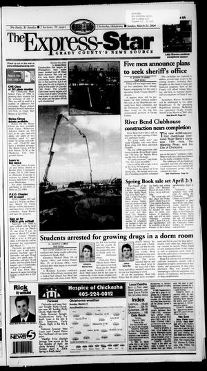Primary view of object titled 'The Express-Star (Chickasha, Okla.), Ed. 1 Sunday, March 21, 2004'.