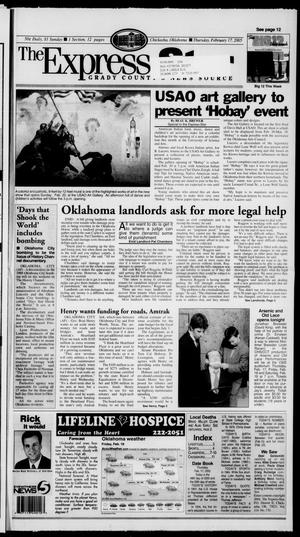 Primary view of object titled 'The Express-Star (Chickasha, Okla.), Ed. 1 Thursday, February 17, 2005'.