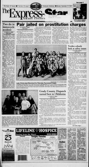 Primary view of object titled 'The Express-Star (Chickasha, Okla.), Ed. 1 Monday, September 12, 2005'.