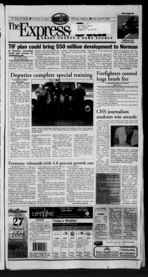 Primary view of object titled 'The Express-Star (Chickasha, Okla.), Ed. 1 Friday, April 28, 2006'.