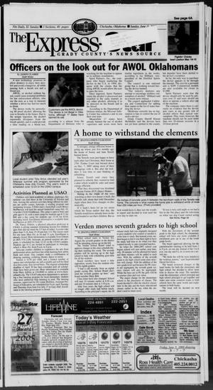 Primary view of object titled 'The Express-Star (Chickasha, Okla.), Ed. 1 Sunday, June 11, 2006'.