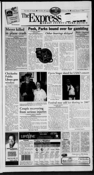 Primary view of object titled 'The Express-Star (Chickasha, Okla.), Ed. 1 Sunday, January 7, 2007'.