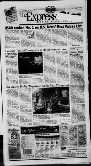 Primary view of object titled 'The Express-Star (Chickasha, Okla.), Ed. 1 Friday, August 17, 2007'.
