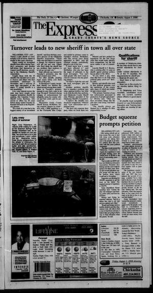 Primary view of object titled 'The Express-Star (Chickasha, Okla.), Ed. 1 Sunday, August 3, 2008'.