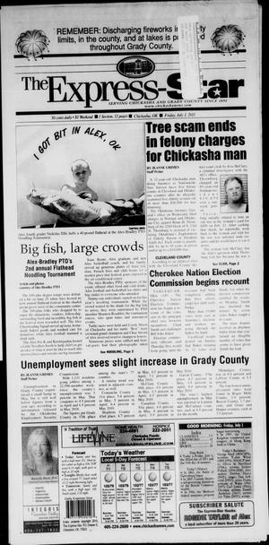 Primary view of object titled 'The Express-Star (Chickasha, Okla.), Ed. 1 Friday, July 1, 2011'.