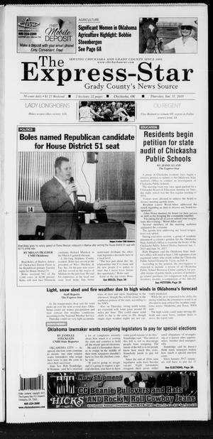 Primary view of object titled 'The Express-Star (Chickasha, Okla.), Ed. 1 Thursday, January 11, 2018'.