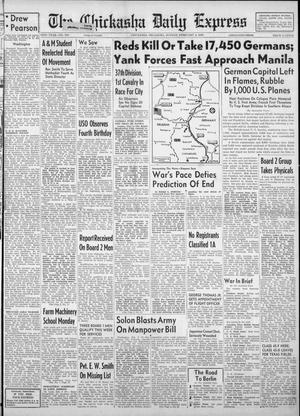 The Chickasha Daily Express (Chickasha, Okla.), Vol. 52, No. 310, Ed. 1 Sunday, February 4, 1945