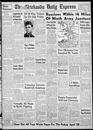 The Chickasha Daily Express (Chickasha, Okla.), Vol. 53, No. 68, Ed. 1 Thursday, April 26, 1945