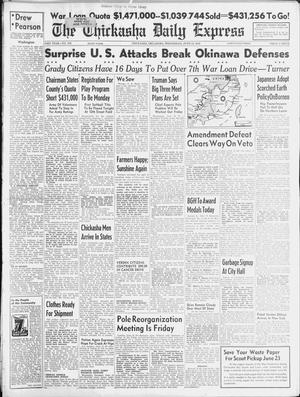 The Chickasha Daily Express (Chickasha, Okla.), Vol. 53, No. 109, Ed. 1 Wednesday, June 13, 1945