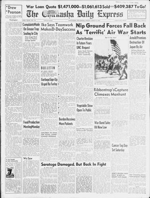 The Chickasha Daily Express (Chickasha, Okla.), Vol. 53, No. 111, Ed. 1 Friday, June 15, 1945