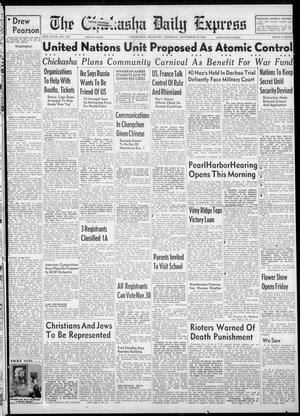 The Chickasha Daily Express (Chickasha, Okla.), Vol. 53, No. 242, Ed. 1 Thursday, November 15, 1945