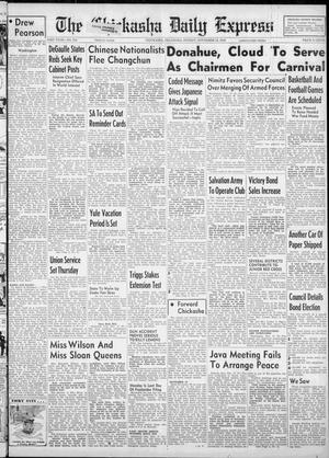 The Chickasha Daily Express (Chickasha, Okla.), Vol. 53, No. 244, Ed. 1 Sunday, November 18, 1945