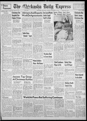 The Chickasha Daily Express (Chickasha, Okla.), Vol. 53, No. 276, Ed. 1 Tuesday, December 25, 1945