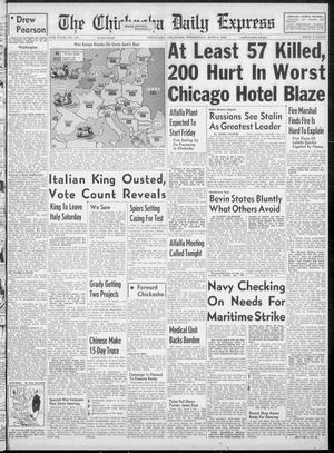 The Chickasha Daily Express (Chickasha, Okla.), Vol. 54, No. 103, Ed. 1 Wednesday, June 5, 1946