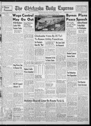 The Chickasha Daily Express (Chickasha, Okla.), Vol. 54, No. 217, Ed. 1 Wednesday, October 16, 1946