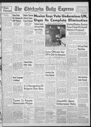 The Chickasha Daily Express (Chickasha, Okla.), Vol. 54, No. 224, Ed. 1 Thursday, October 24, 1946