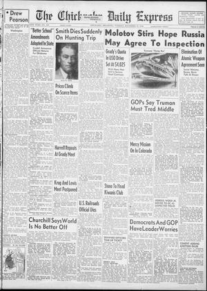 The Chickasha Daily Express (Chickasha, Okla.), Vol. 54, No. 240, Ed. 1 Tuesday, November 12, 1946
