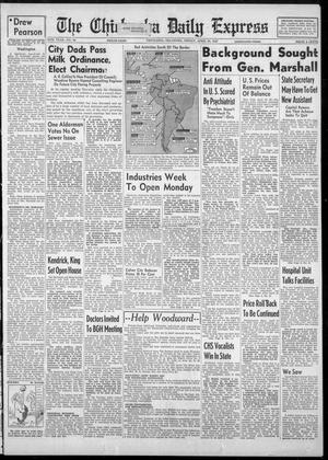 The Chickasha Daily Express (Chickasha, Okla.), Vol. 55, No. 68, Ed. 1 Friday, April 25, 1947
