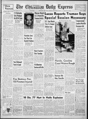 The Chickasha Daily Express (Chickasha, Okla.), Vol. 55, No. 202, Ed. 1 Monday, September 29, 1947