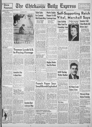The Chickasha Daily Express (Chickasha, Okla.), Vol. 55, No. 240, Ed. 1 Tuesday, November 11, 1947