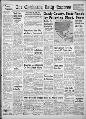 The Chickasha Daily Express (Chickasha, Okla.), Vol. 55, No. 283, Ed. 1 Wednesday, December 31, 1947