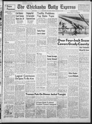 The Chickasha Daily Express (Chickasha, Okla.), Vol. 56, No. 299, Ed. 1 Tuesday, January 18, 1949