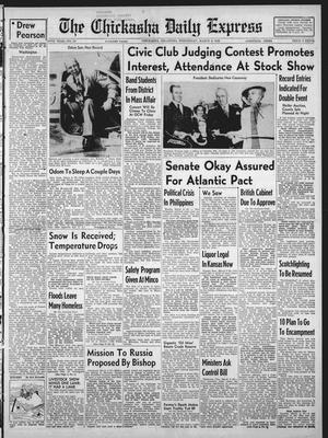 The Chickasha Daily Express (Chickasha, Okla.), Vol. 57, No. 29, Ed. 1 Wednesday, March 9, 1949