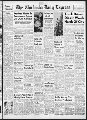 The Chickasha Daily Express (Chickasha, Okla.), Vol. 57, No. 204, Ed. 1 Thursday, November 3, 1949