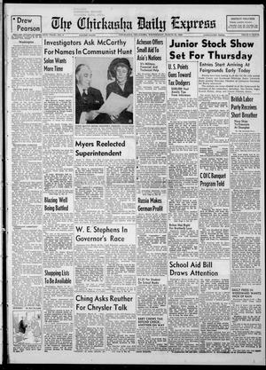 The Chickasha Daily Express (Chickasha, Okla.), Vol. 58, No. 4, Ed. 1 Wednesday, March 15, 1950