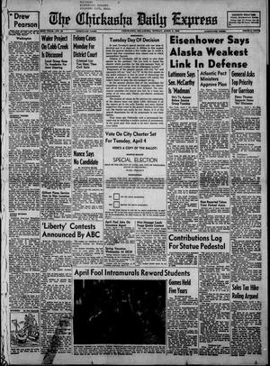 The Chickasha Daily Express (Chickasha, Okla.), Vol. 58, No. 19, Ed. 1 Sunday, April 2, 1950