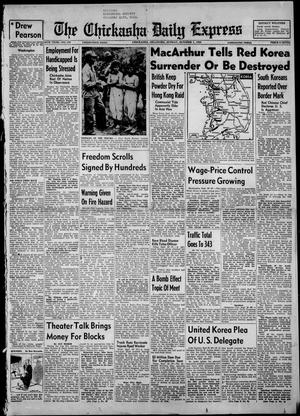 The Chickasha Daily Express (Chickasha, Okla.), Vol. 58, No. 175, Ed. 1 Sunday, October 1, 1950
