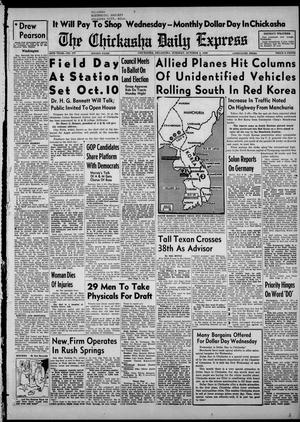 The Chickasha Daily Express (Chickasha, Okla.), Vol. 58, No. 177, Ed. 1 Tuesday, October 3, 1950