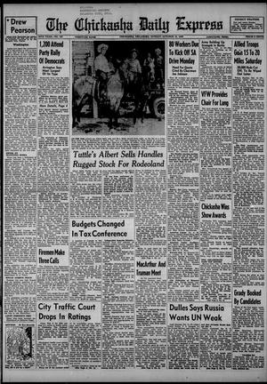 The Chickasha Daily Express (Chickasha, Okla.), Vol. 58, No. 187, Ed. 1 Sunday, October 15, 1950