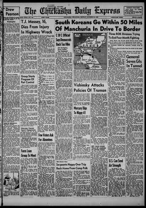 The Chickasha Daily Express (Chickasha, Okla.), Vol. 58, No. 194, Ed. 1 Monday, October 23, 1950