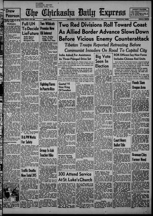 The Chickasha Daily Express (Chickasha, Okla.), Vol. 58, No. 200, Ed. 1 Monday, October 30, 1950