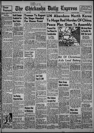 The Chickasha Daily Express (Chickasha, Okla.), Vol. 58, No. 238, Ed. 1 Tuesday, December 12, 1950
