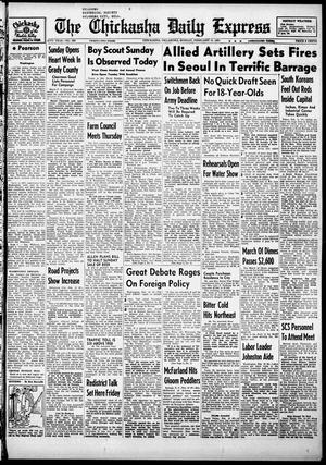 The Chickasha Daily Express (Chickasha, Okla.), Vol. 58, No. 290, Ed. 1 Sunday, February 11, 1951