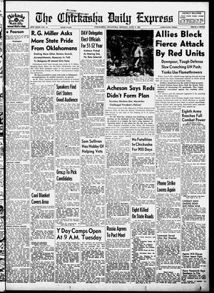 The Chickasha Daily Express (Chickasha, Okla.), Vol. 59, No. 74, Ed. 1 Monday, June 4, 1951