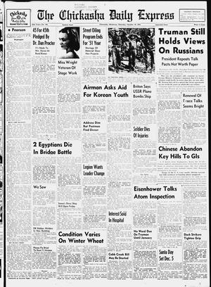 The Chickasha Daily Express (Chickasha, Okla.), Vol. 58, No. 191, Ed. 1 Thursday, October 18, 1951