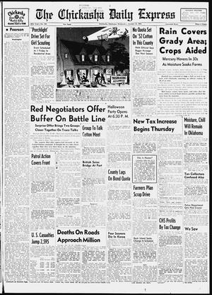 The Chickasha Daily Express (Chickasha, Okla.), Vol. 58, No. 202, Ed. 1 Wednesday, October 31, 1951