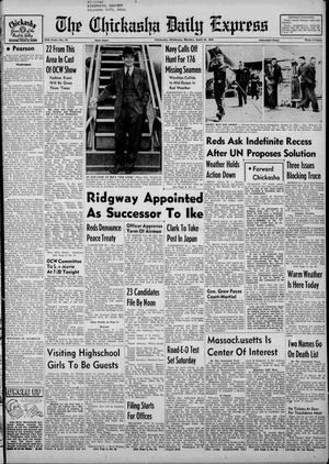 The Chickasha Daily Express (Chickasha, Okla.), Vol. 59, No. 43, Ed. 1 Monday, April 28, 1952