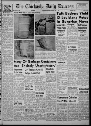 The Chickasha Daily Express (Chickasha, Okla.), Vol. 59, No. 105, Ed. 1 Wednesday, July 9, 1952