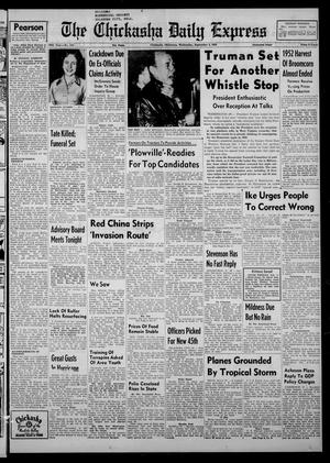 The Chickasha Daily Express (Chickasha, Okla.), Vol. 59, No. 153, Ed. 1 Wednesday, September 3, 1952