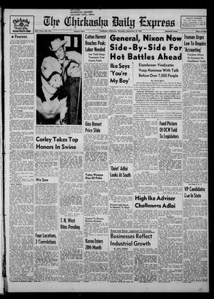 The Chickasha Daily Express (Chickasha, Okla.), Vol. 59, No. 172, Ed. 1 Thursday, September 25, 1952