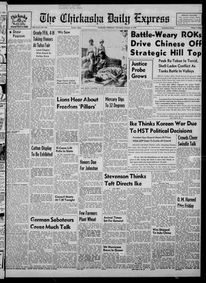 The Chickasha Daily Express (Chickasha, Okla.), Vol. 55, No. 184, Ed. 1 Thursday, October 9, 1952