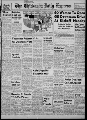 The Chickasha Daily Express (Chickasha, Okla.), Vol. 55, No. 198, Ed. 1 Sunday, October 26, 1952
