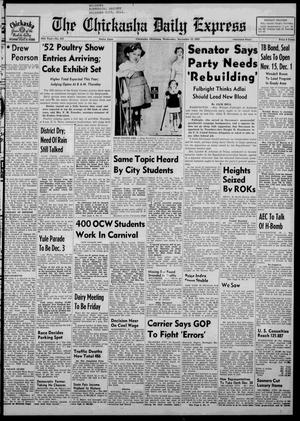 The Chickasha Daily Express (Chickasha, Okla.), Vol. 55, No. 213, Ed. 1 Wednesday, November 12, 1952