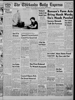 The Chickasha Daily Express (Chickasha, Okla.), Vol. 60, No. 292, Ed. 1 Friday, February 13, 1953