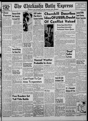 Primary view of object titled 'The Chickasha Daily Express (Chickasha, Okla.), Vol. 61, No. 205, Ed. 1 Tuesday, November 3, 1953'.